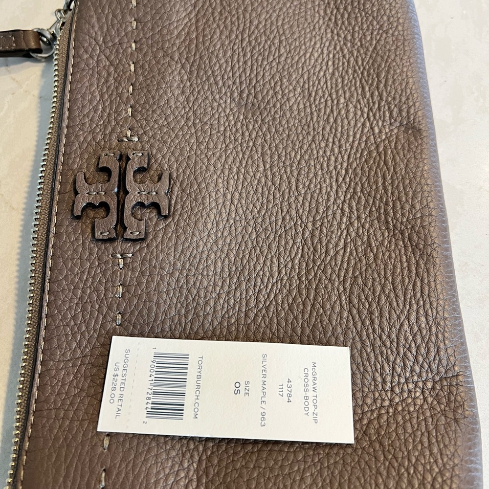 Tory Burch McGraw top-zip cross-body handbag